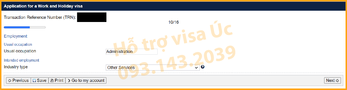 Hướng Dẫn Điền Hồ Sơ Xin Visa 462 Online